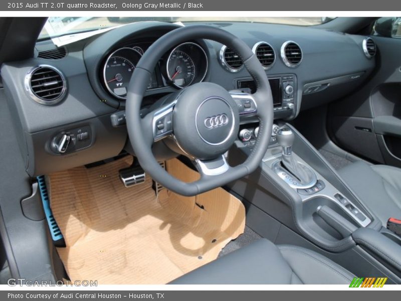 Oolong Gray Metallic / Black 2015 Audi TT 2.0T quattro Roadster
