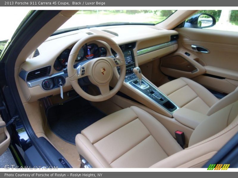  2013 911 Carrera 4S Coupe Luxor Beige Interior