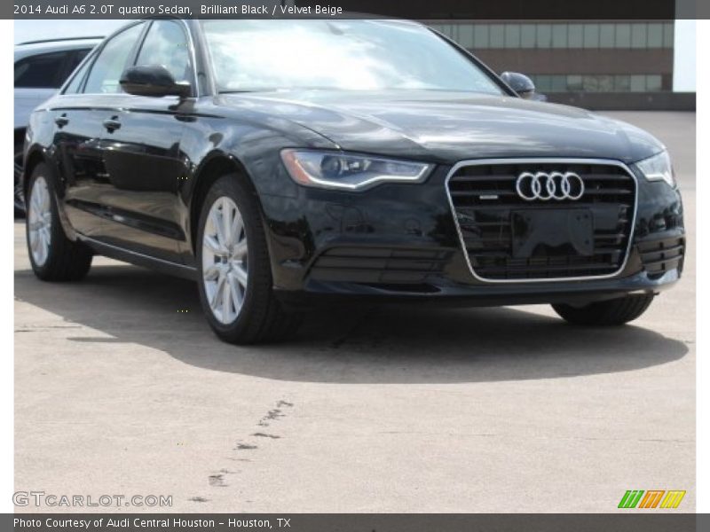Brilliant Black / Velvet Beige 2014 Audi A6 2.0T quattro Sedan