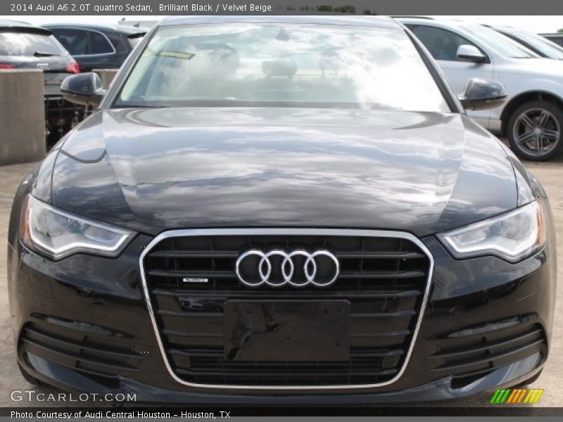 Brilliant Black / Velvet Beige 2014 Audi A6 2.0T quattro Sedan