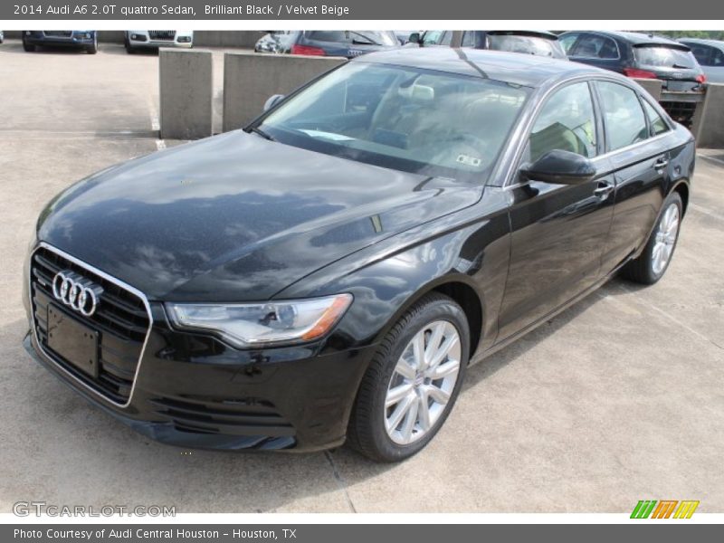 Brilliant Black / Velvet Beige 2014 Audi A6 2.0T quattro Sedan