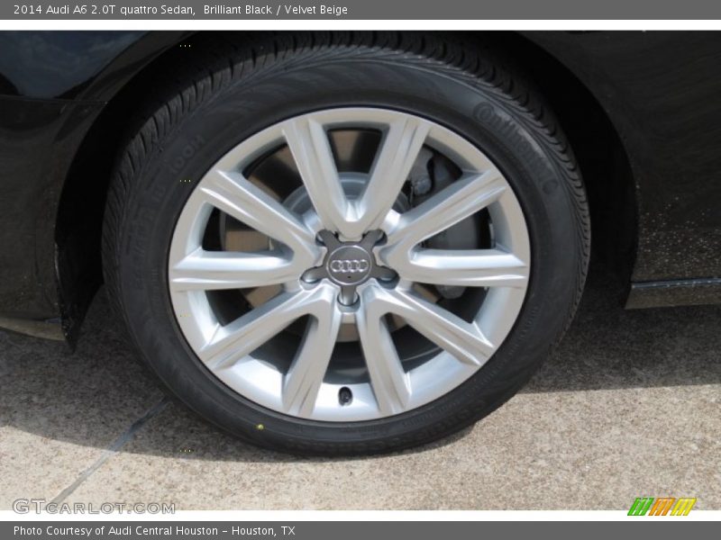 Brilliant Black / Velvet Beige 2014 Audi A6 2.0T quattro Sedan
