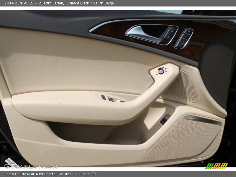 Brilliant Black / Velvet Beige 2014 Audi A6 2.0T quattro Sedan