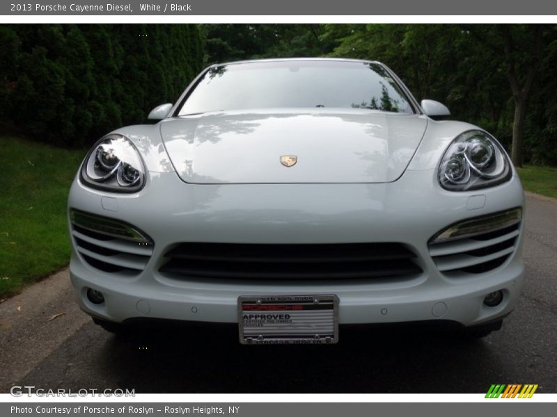 White / Black 2013 Porsche Cayenne Diesel