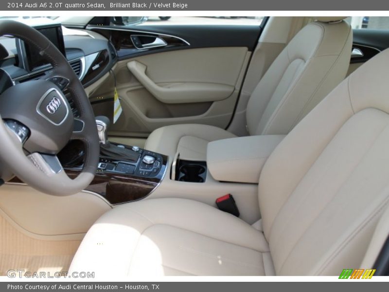 Brilliant Black / Velvet Beige 2014 Audi A6 2.0T quattro Sedan