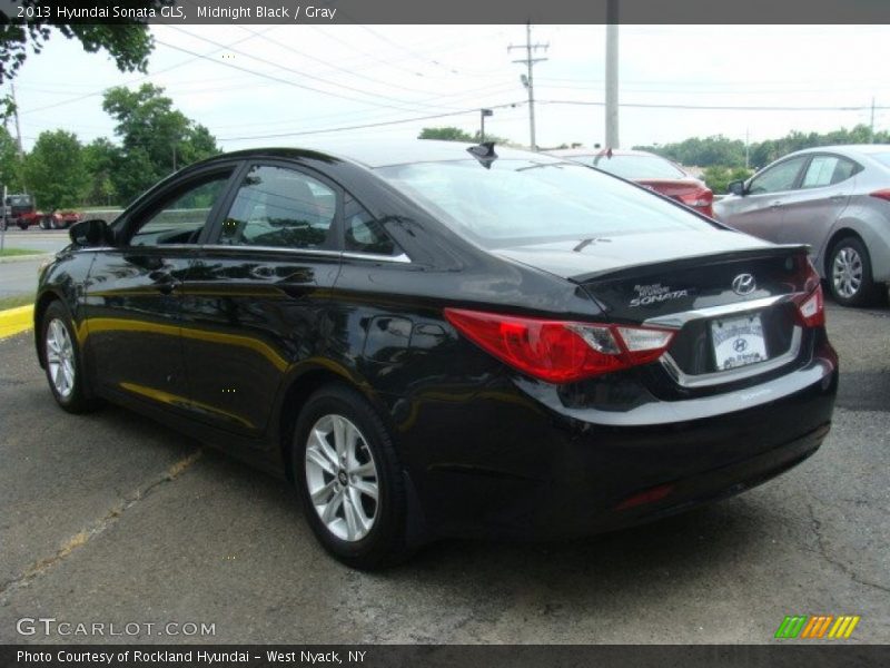 Midnight Black / Gray 2013 Hyundai Sonata GLS