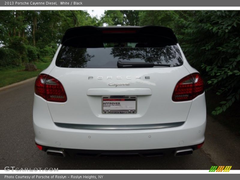 White / Black 2013 Porsche Cayenne Diesel