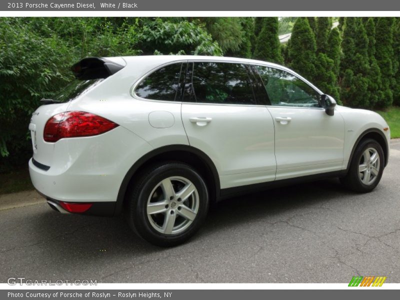 White / Black 2013 Porsche Cayenne Diesel