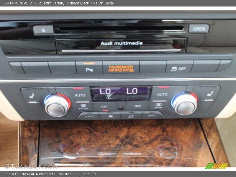 Brilliant Black / Velvet Beige 2014 Audi A6 2.0T quattro Sedan