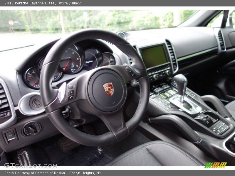 White / Black 2013 Porsche Cayenne Diesel