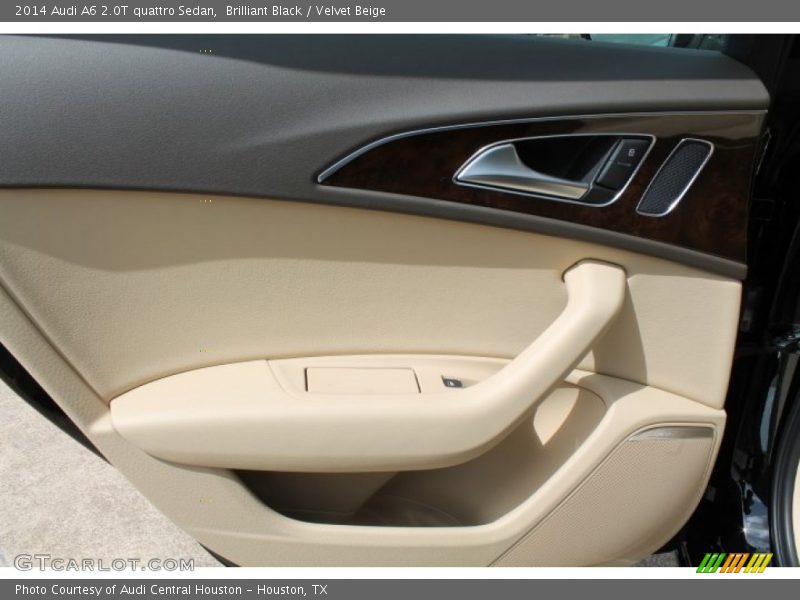 Brilliant Black / Velvet Beige 2014 Audi A6 2.0T quattro Sedan
