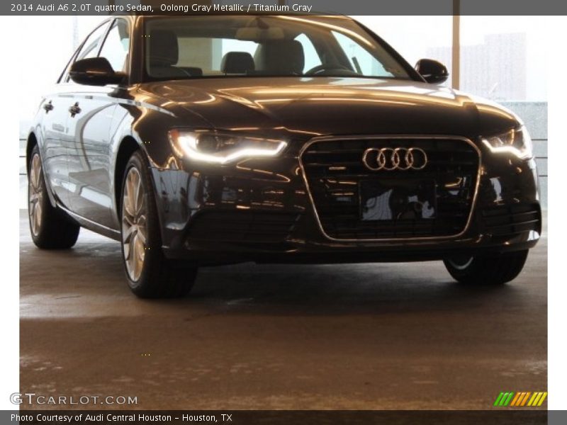 Oolong Gray Metallic / Titanium Gray 2014 Audi A6 2.0T quattro Sedan