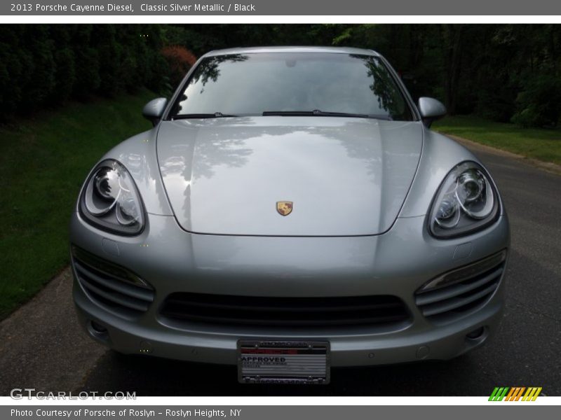 Classic Silver Metallic / Black 2013 Porsche Cayenne Diesel