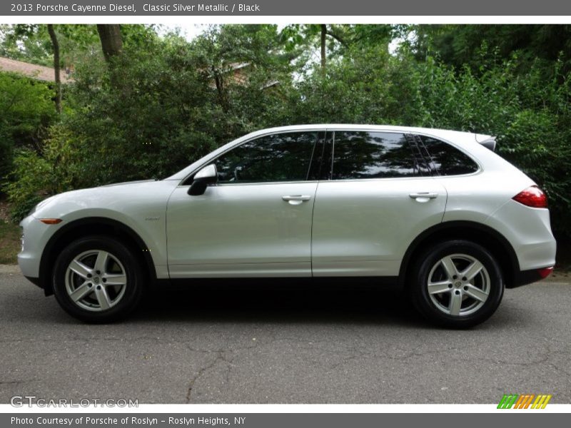 Classic Silver Metallic / Black 2013 Porsche Cayenne Diesel