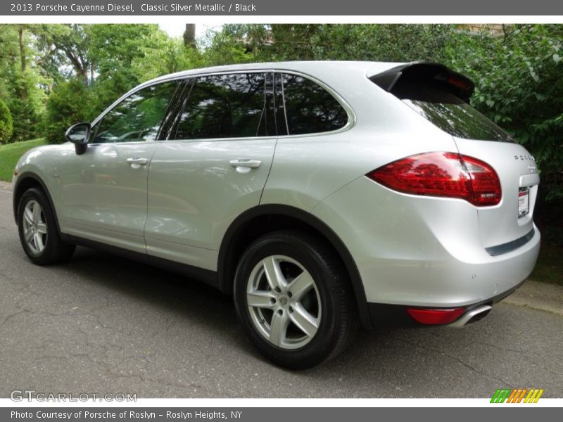 Classic Silver Metallic / Black 2013 Porsche Cayenne Diesel