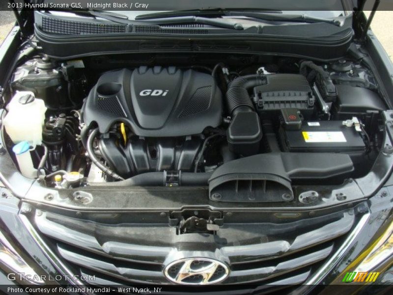 Midnight Black / Gray 2013 Hyundai Sonata GLS