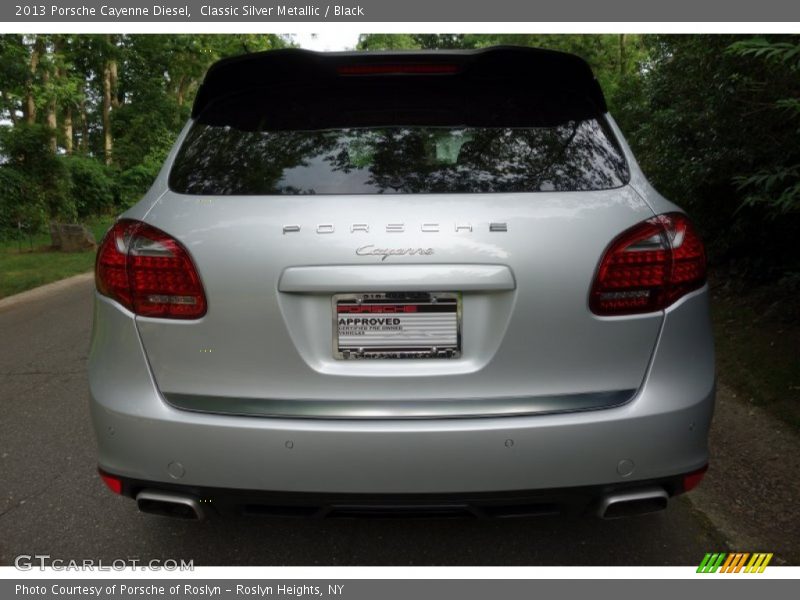 Classic Silver Metallic / Black 2013 Porsche Cayenne Diesel