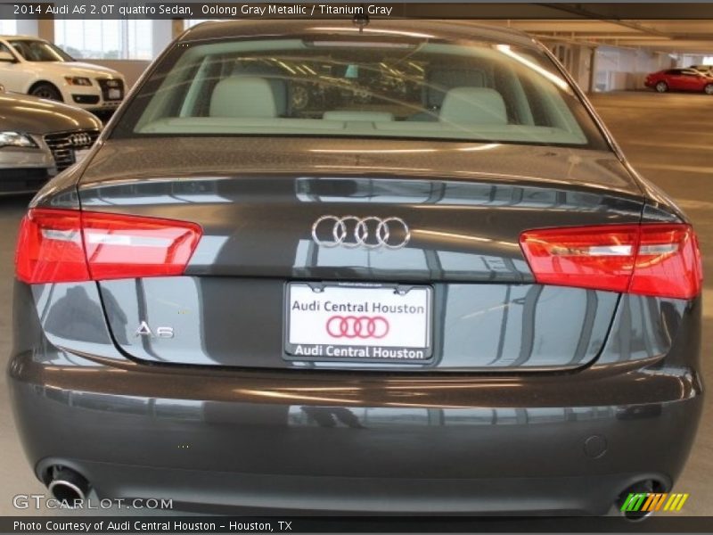 Oolong Gray Metallic / Titanium Gray 2014 Audi A6 2.0T quattro Sedan