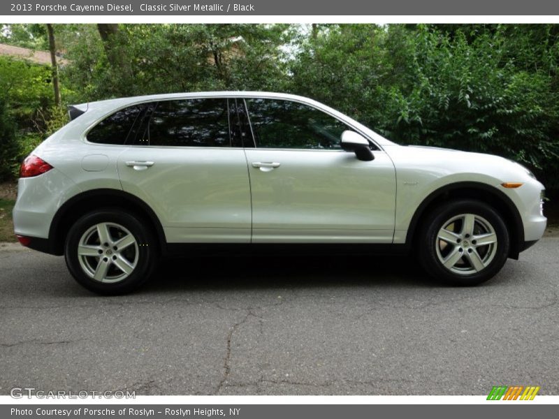 Classic Silver Metallic / Black 2013 Porsche Cayenne Diesel