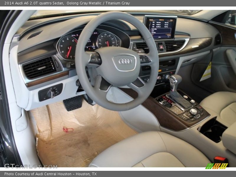 Oolong Gray Metallic / Titanium Gray 2014 Audi A6 2.0T quattro Sedan