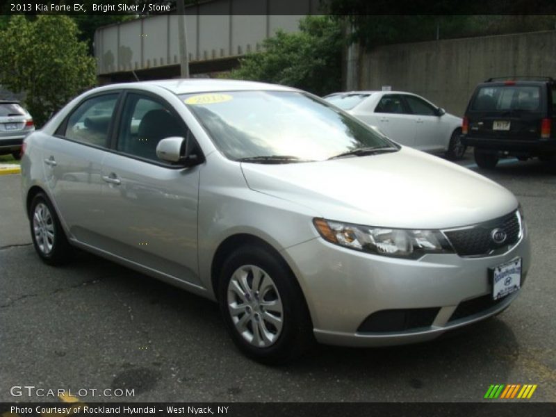 Bright Silver / Stone 2013 Kia Forte EX