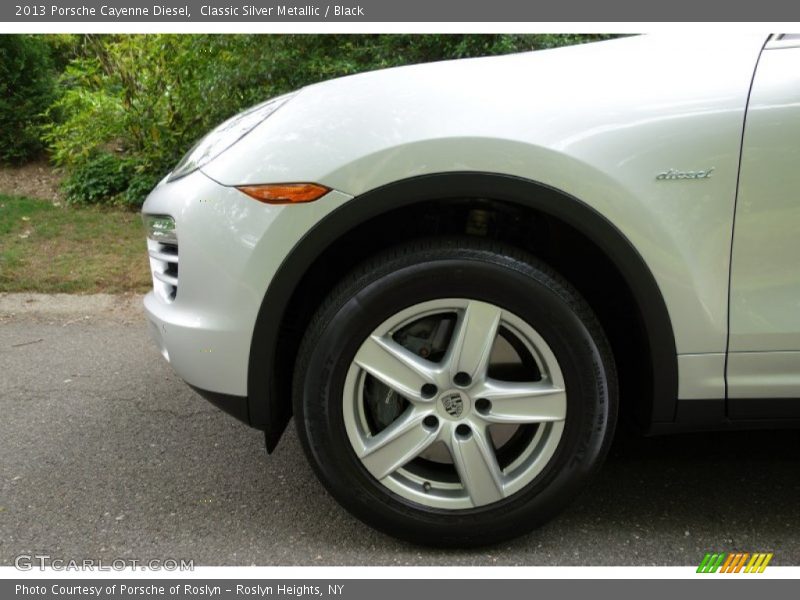 Classic Silver Metallic / Black 2013 Porsche Cayenne Diesel