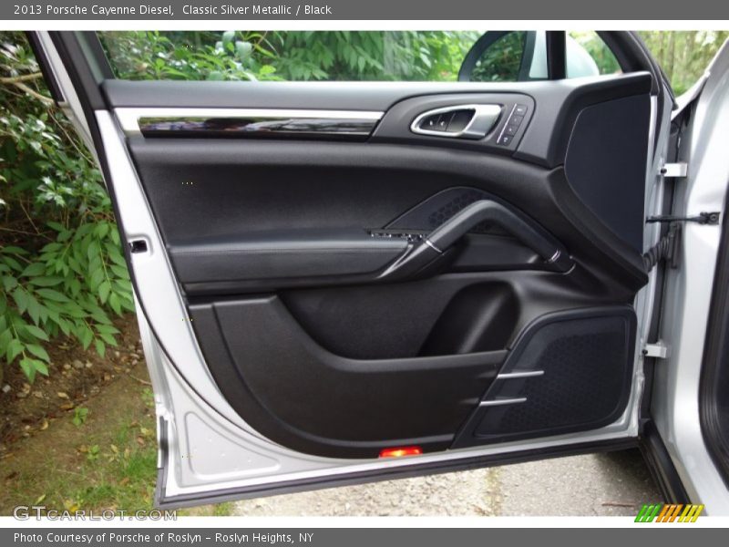 Classic Silver Metallic / Black 2013 Porsche Cayenne Diesel