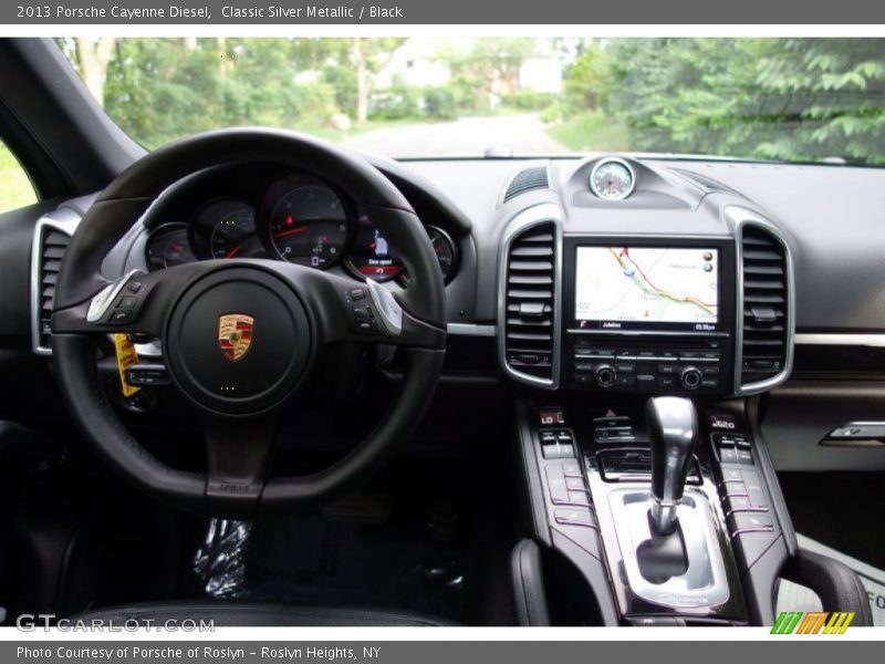 Classic Silver Metallic / Black 2013 Porsche Cayenne Diesel