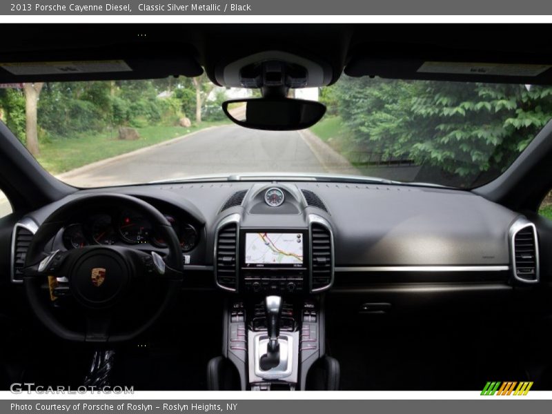 Classic Silver Metallic / Black 2013 Porsche Cayenne Diesel