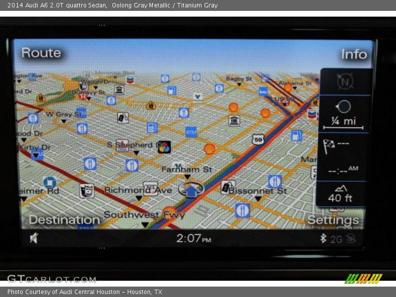 Oolong Gray Metallic / Titanium Gray 2014 Audi A6 2.0T quattro Sedan