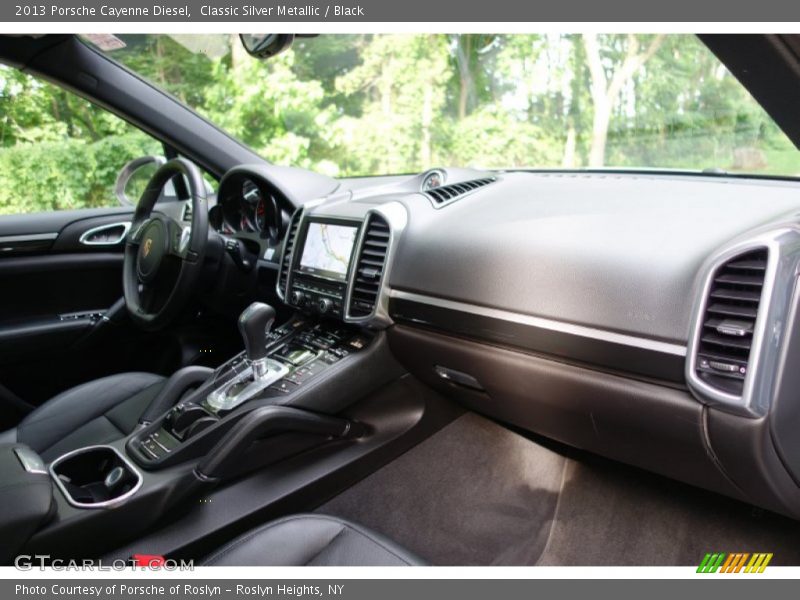 Classic Silver Metallic / Black 2013 Porsche Cayenne Diesel