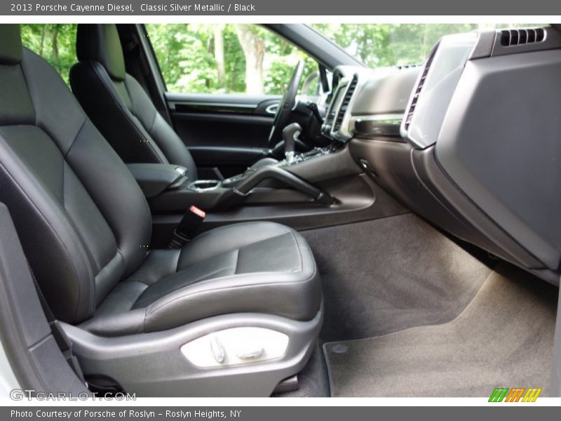 Classic Silver Metallic / Black 2013 Porsche Cayenne Diesel