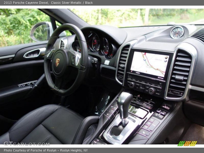 Classic Silver Metallic / Black 2013 Porsche Cayenne Diesel