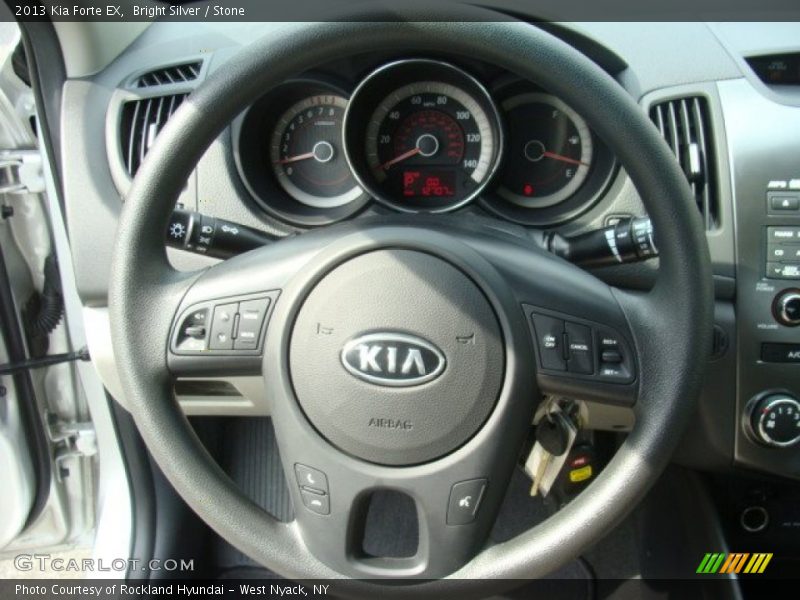 Bright Silver / Stone 2013 Kia Forte EX