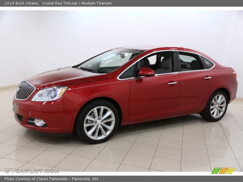 Crystal Red Tintcoat / Medium Titanium 2014 Buick Verano