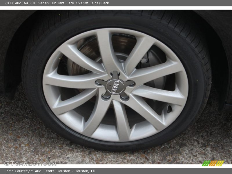 Brilliant Black / Velvet Beige/Black 2014 Audi A4 2.0T Sedan
