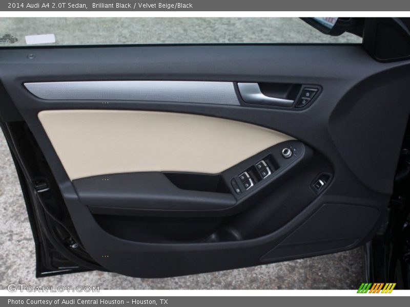 Brilliant Black / Velvet Beige/Black 2014 Audi A4 2.0T Sedan