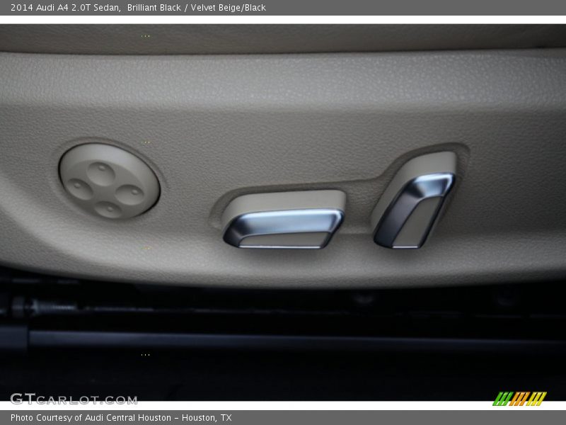 Brilliant Black / Velvet Beige/Black 2014 Audi A4 2.0T Sedan