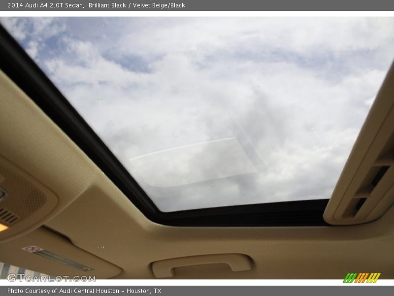 Brilliant Black / Velvet Beige/Black 2014 Audi A4 2.0T Sedan