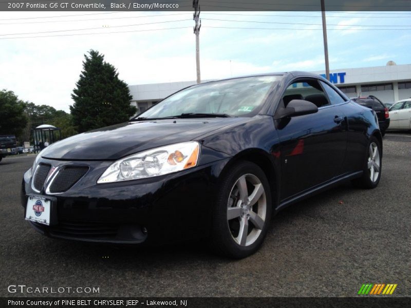 Black / Ebony/Morocco 2007 Pontiac G6 GT Convertible