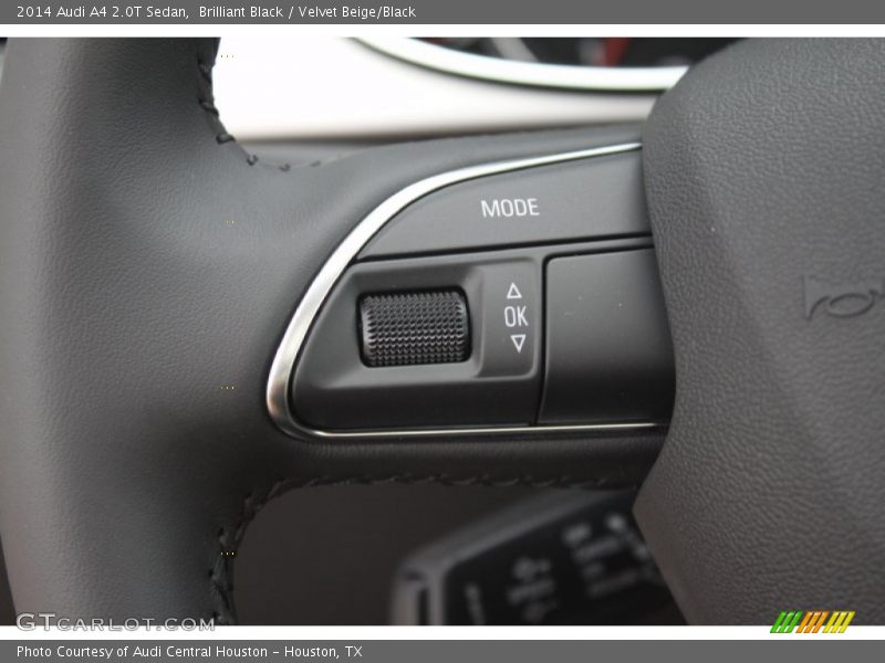 Brilliant Black / Velvet Beige/Black 2014 Audi A4 2.0T Sedan