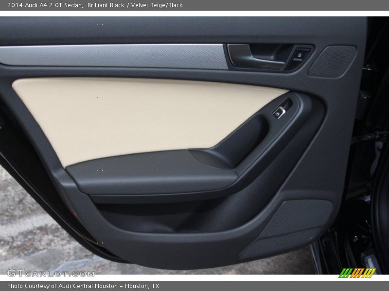 Brilliant Black / Velvet Beige/Black 2014 Audi A4 2.0T Sedan