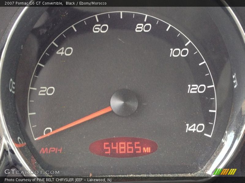 Black / Ebony/Morocco 2007 Pontiac G6 GT Convertible