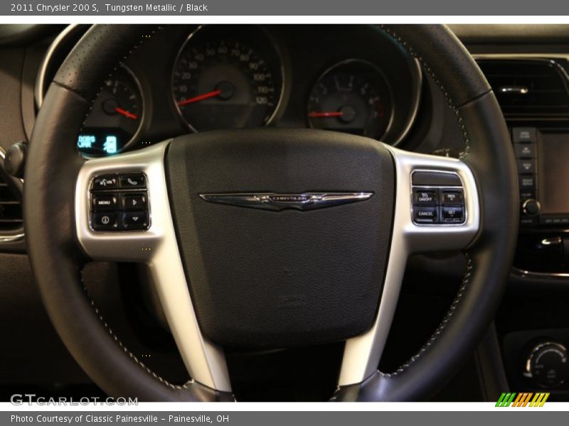 Tungsten Metallic / Black 2011 Chrysler 200 S