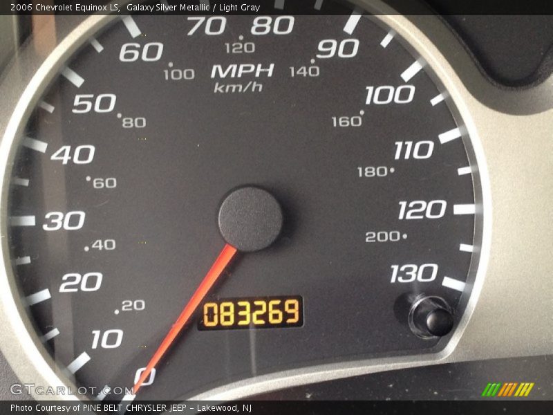 Galaxy Silver Metallic / Light Gray 2006 Chevrolet Equinox LS