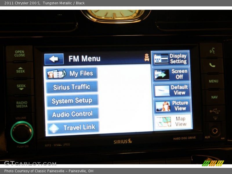 Tungsten Metallic / Black 2011 Chrysler 200 S