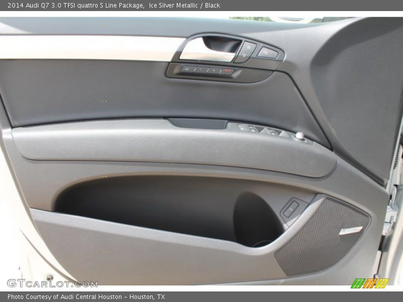 Ice Silver Metallic / Black 2014 Audi Q7 3.0 TFSI quattro S Line Package