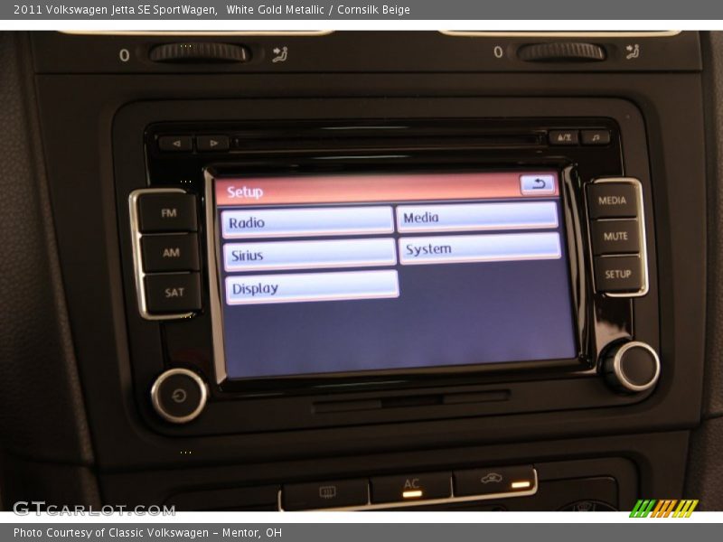 White Gold Metallic / Cornsilk Beige 2011 Volkswagen Jetta SE SportWagen