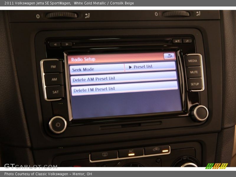 White Gold Metallic / Cornsilk Beige 2011 Volkswagen Jetta SE SportWagen