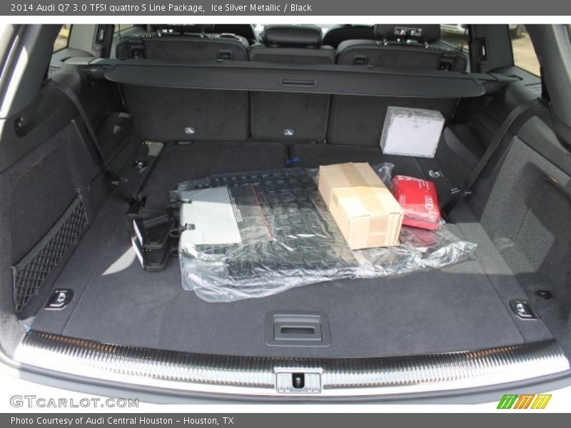 Ice Silver Metallic / Black 2014 Audi Q7 3.0 TFSI quattro S Line Package